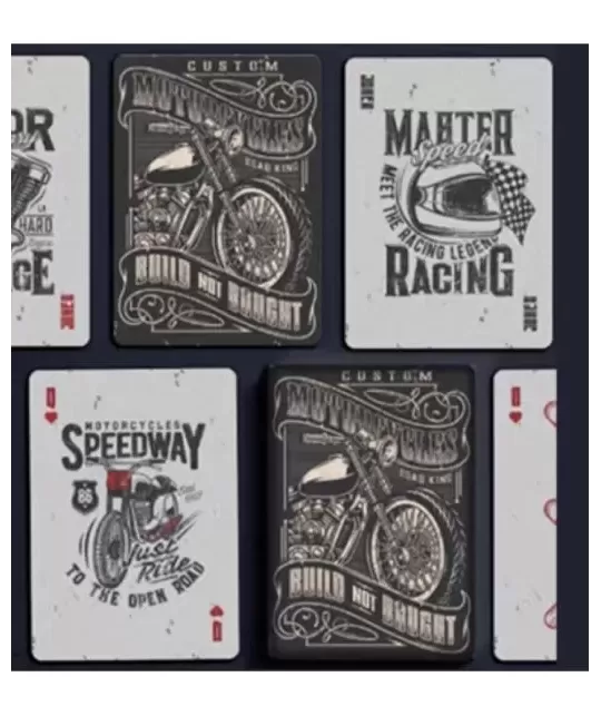 Custom Motorcycles Playing Cards – Cărți de joc premium | Emagie.ro