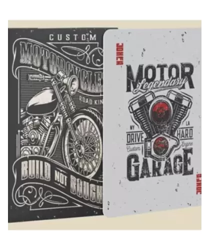 Custom Motorcycles Playing Cards – Cărți de joc premium | Emagie.ro 2