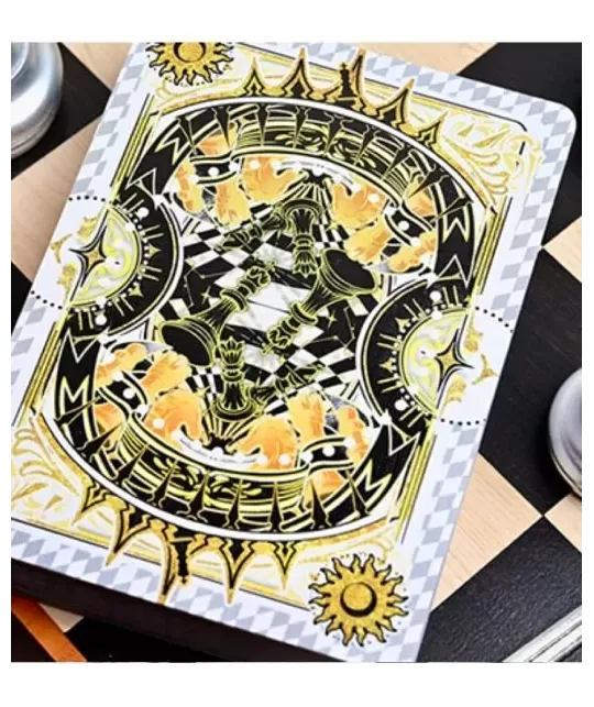 CHESS White Playing Cards by Hidden Light – Cărți de joc premium | Emagie.ro