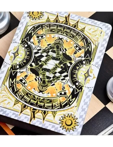 CHESS White Playing Cards by Hidden Light – Cărți de joc premium | Emagie.ro