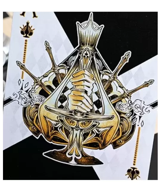 CHESS White Playing Cards by Hidden Light – Cărți de joc premium | Emagie.ro