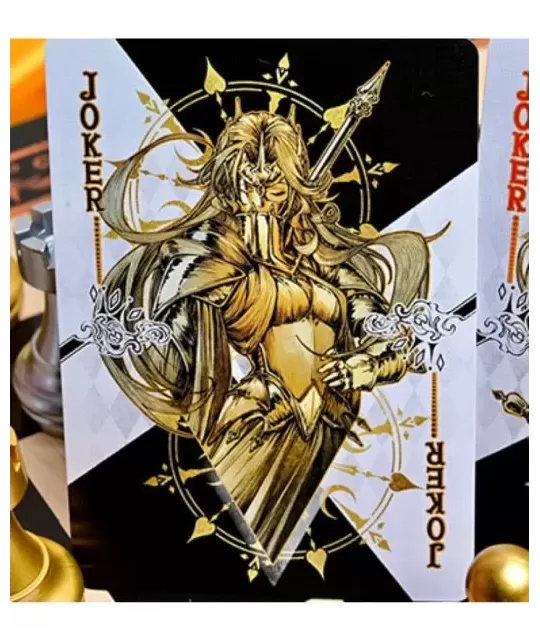 CHESS White Playing Cards by Hidden Light – Cărți de joc premium | Emagie.ro