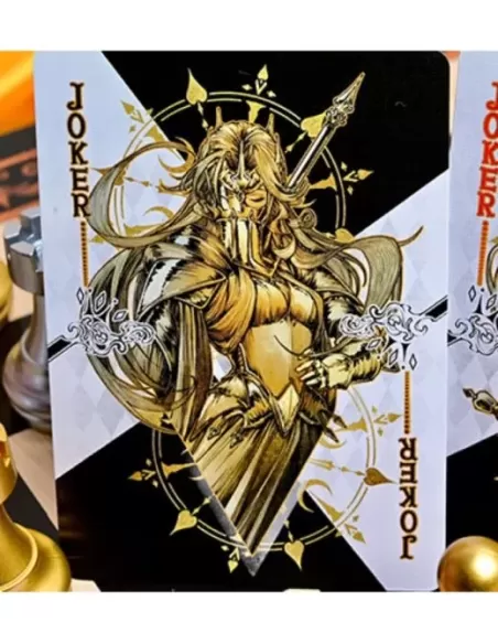 CHESS White Playing Cards by Hidden Light – Cărți de joc premium | Emagie.ro