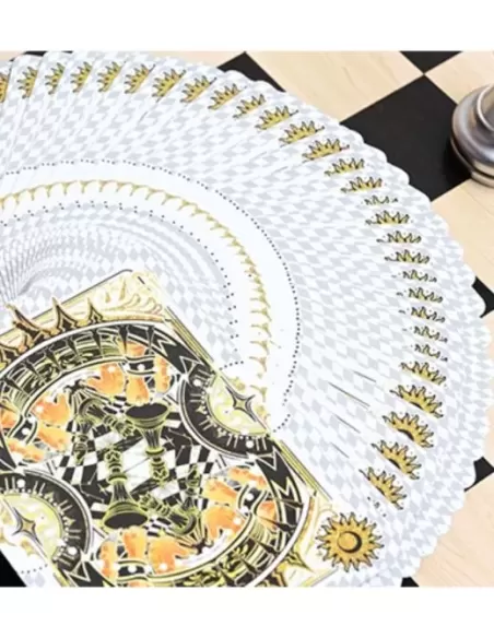 CHESS White Playing Cards by Hidden Light – Cărți de joc premium | Emagie.ro