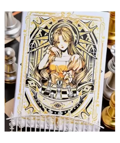 CHESS White Playing Cards by Hidden Light – Cărți de joc premium | Emagie.ro 2