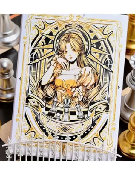 CHESS White Playing Cards by Hidden Light – Cărți de joc premium | Emagie.ro