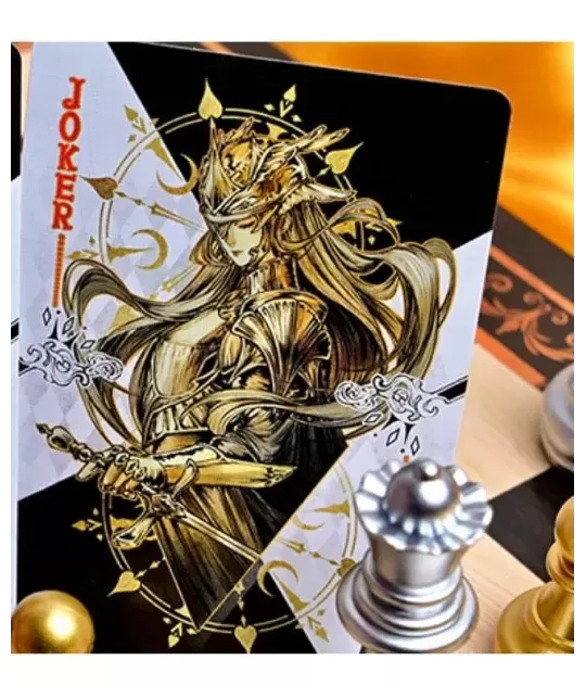 CHESS White Playing Cards by Hidden Light – Cărți de joc premium | Emagie.ro