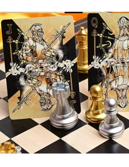 CHESS Black Playing Cards by Hidden Light – Cărți de joc premium | Emagie.ro