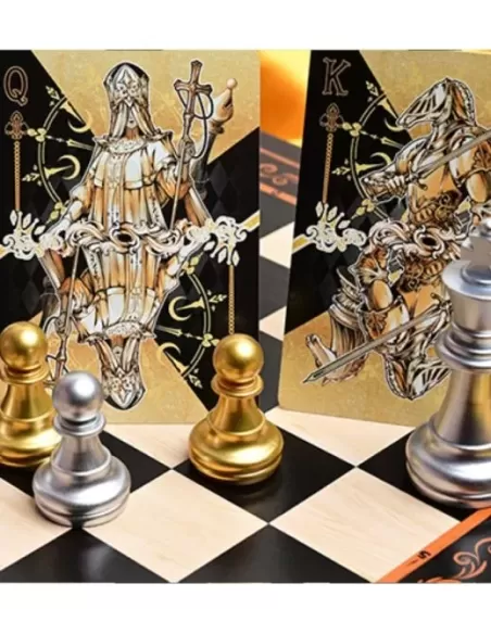 CHESS Black Playing Cards by Hidden Light – Cărți de joc premium | Emagie.ro