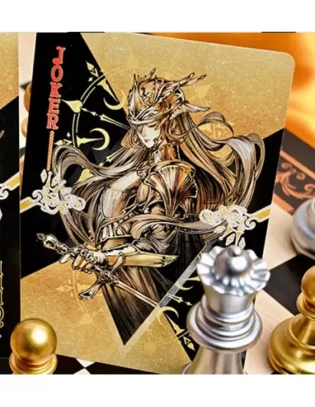 CHESS Black Playing Cards by Hidden Light – Cărți de joc premium | Emagie.ro