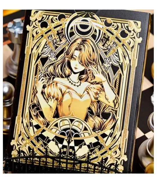 CHESS Black Playing Cards by Hidden Light – Cărți de joc premium | Emagie.ro