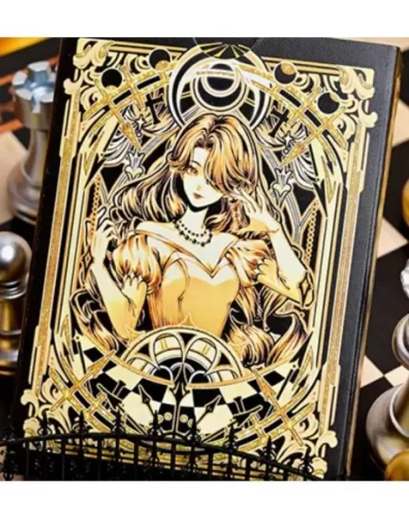 CHESS Black Playing Cards by Hidden Light – Cărți de joc premium | Emagie.ro