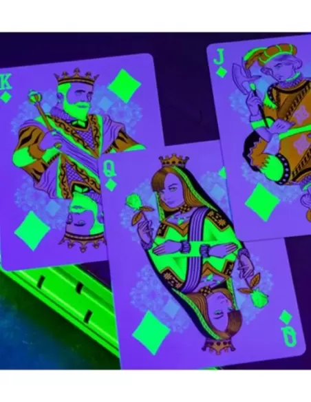 Bicycle Neon Rider Back Green-Glo Deck Playing Cards – Premium Playing Cards | Emagie.ro