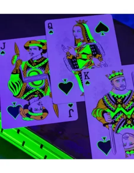Bicycle Neon Rider Back Green-Glo Deck Playing Cards – Premium Playing Cards | Emagie.ro