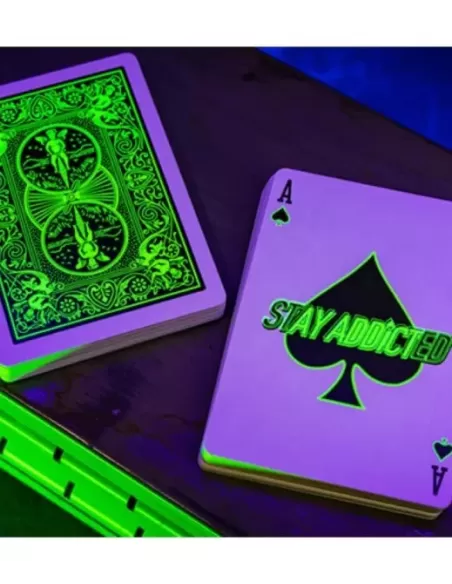 Bicycle Neon Rider Back Green-Glo Deck Playing Cards – Premium Playing Cards | Emagie.ro
