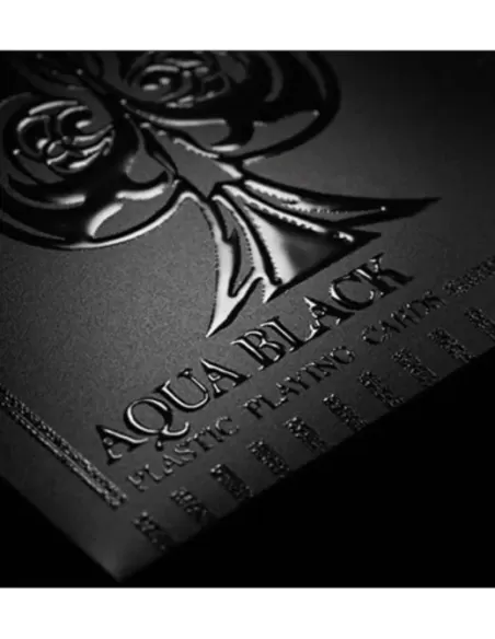 Aqua Black Invisible Playing Cards by MPC – Cărți de joc premium | Emagie.ro