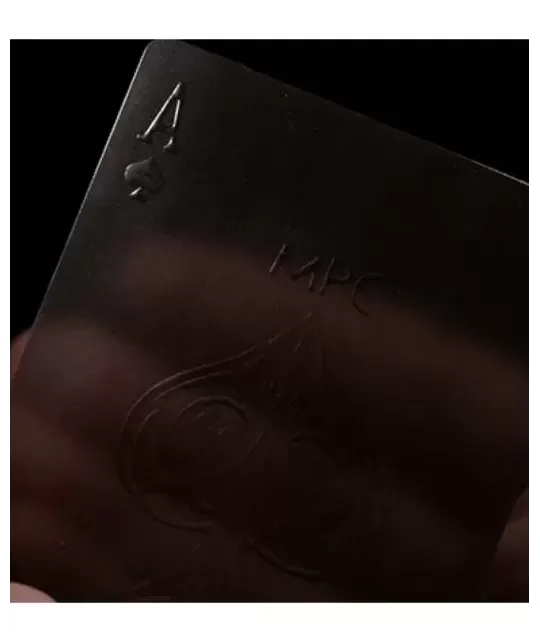 Aqua Black Invisible Playing Cards by MPC – Cărți de joc premium | Emagie.ro