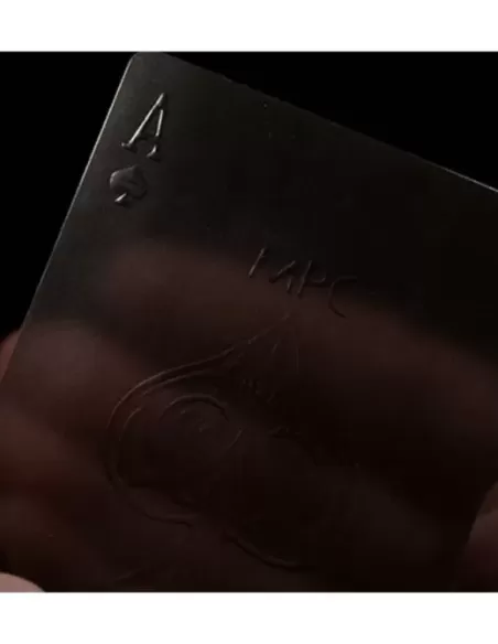 Aqua Black Invisible Playing Cards by MPC – Cărți de joc premium | Emagie.ro