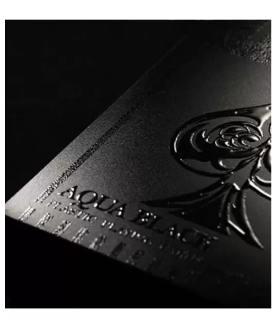 Aqua Black Invisible Playing Cards by MPC – Cărți de joc premium | Emagie.ro