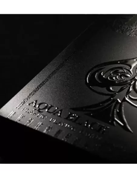 Aqua Black Invisible Playing Cards by MPC – Cărți de joc premium | Emagie.ro