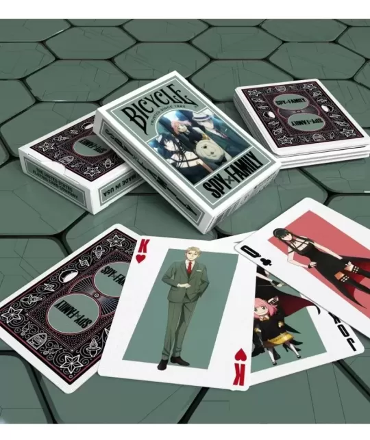 Bicycle Spy x Family – Cărți de joc premium | Emagie.ro