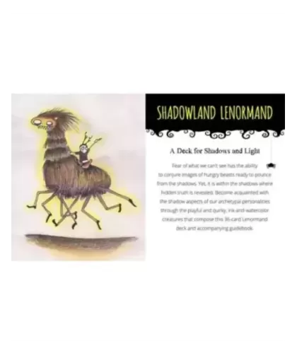Shadowland Lenormand – Set tarot profund | Emagie.ro