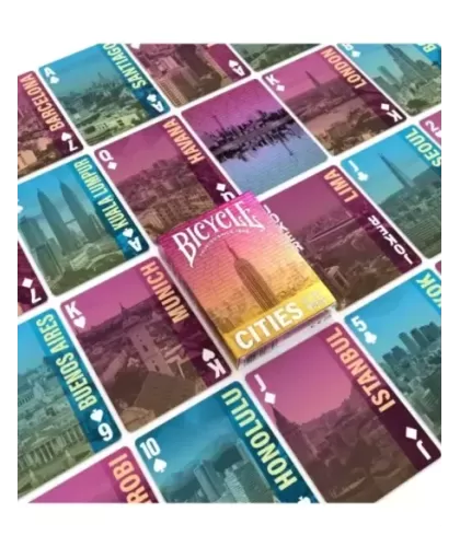 Bicycle Cities of the World – Cărți de joc premium | Emagie.ro 2