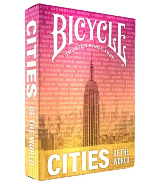Bicycle Cities of the World – Cărți de joc premium | Emagie.ro