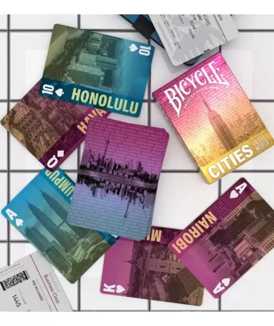 Bicycle Cities of the World – Cărți de joc premium | Emagie.ro