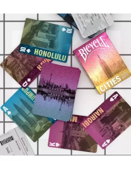 Bicycle Cities of the World – Cărți de joc premium | Emagie.ro