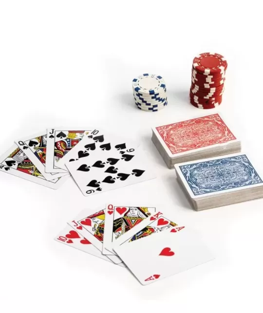 Maverick Texas Hold em Set de Poker, 300 Jetoane – Cărți de joc premium | Emagie.ro