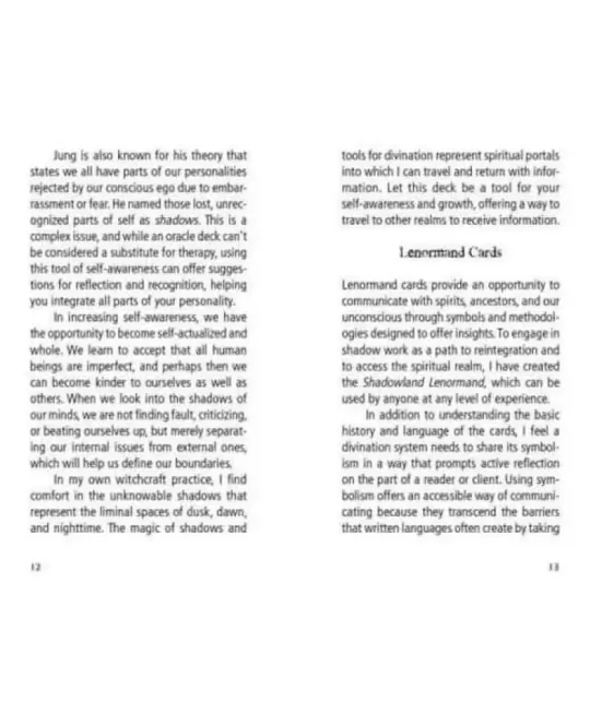 Shadowland Lenormand – Deep Tarot Set | Emagie.ro