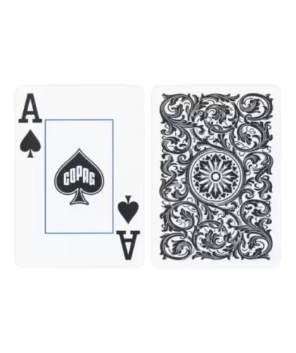 Copag Elite 100% Plastic Jumbo Index Black – Cărți de joc premium | Emagie.ro 2