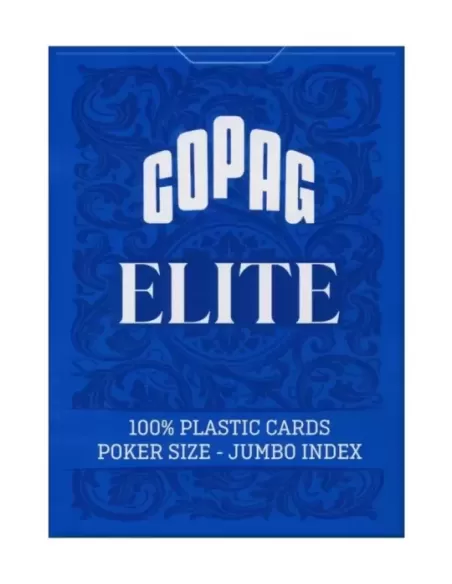 Copag Elite 100% Plastic Jumbo Index Blue – Premium Playing Cards | Emagie.ro