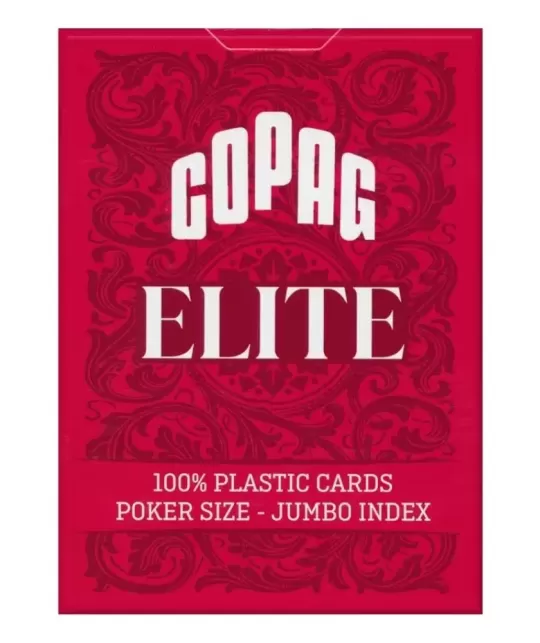 Copag Elite 100% Plastic Jumbo Index Yellow – Cărți de joc premium | Emagie.ro