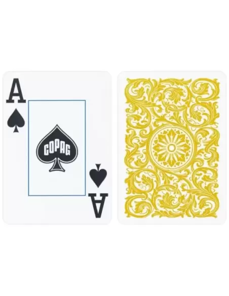 Copag Elite 100% Plastic Jumbo Index Yellow Carti de Joc