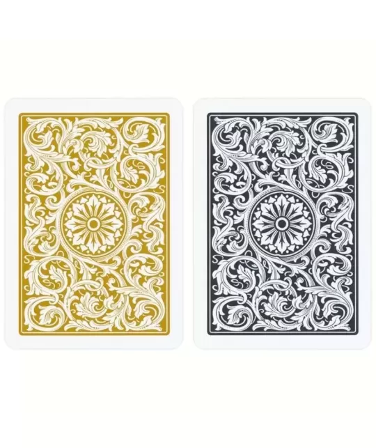 Copag 1546 100% Plastic Black Gold Set – Premium Playing Cards | Emagie.ro