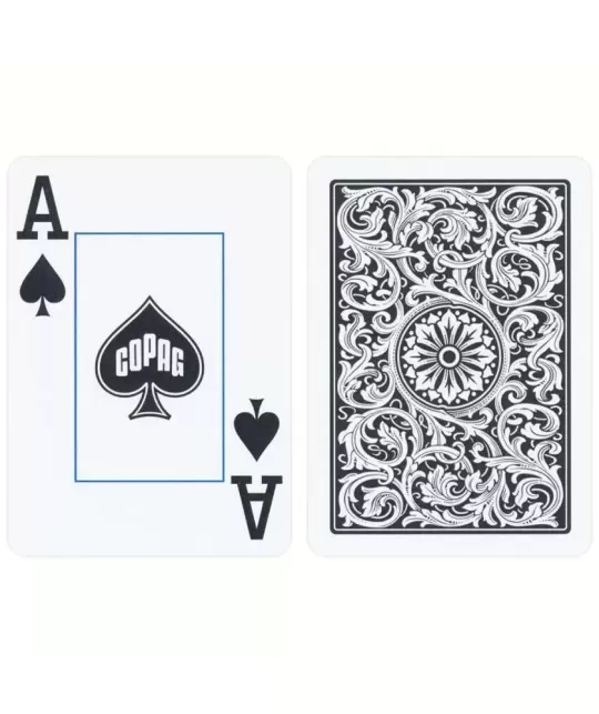 Copag 1546 100% Plastic Black Gold Set – Premium Playing Cards | Emagie.ro