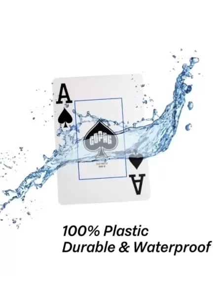 Copag 1546 100% Plastic Neoteric Jumbo Index Set – Durable Playing Cards | Emagie.ro