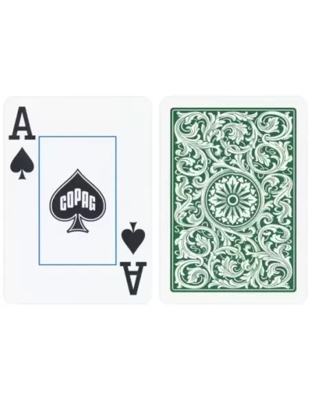 Copag Set 1546 100% Plastic Green Burgundy – Premium Playing Cards | Emagie.ro