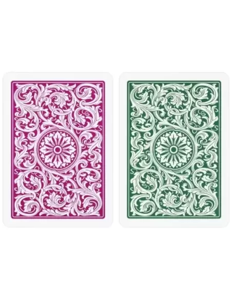 Copag Set 1546 100% Plastic Green Burgundy – Premium Playing Cards | Emagie.ro