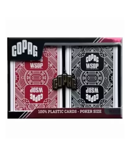 Set WSOP Copag Poker Set Jumbo Index – Cărți de joc durabile | Emagie.ro