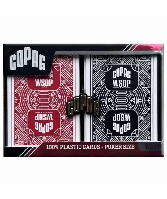 Set WSOP Copag Poker Set Jumbo Index – Cărți de joc durabile | Emagie.ro