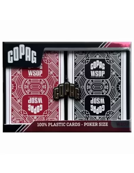 Set WSOP Copag Poker Set Jumbo Index – Cărți de joc durabile | Emagie.ro